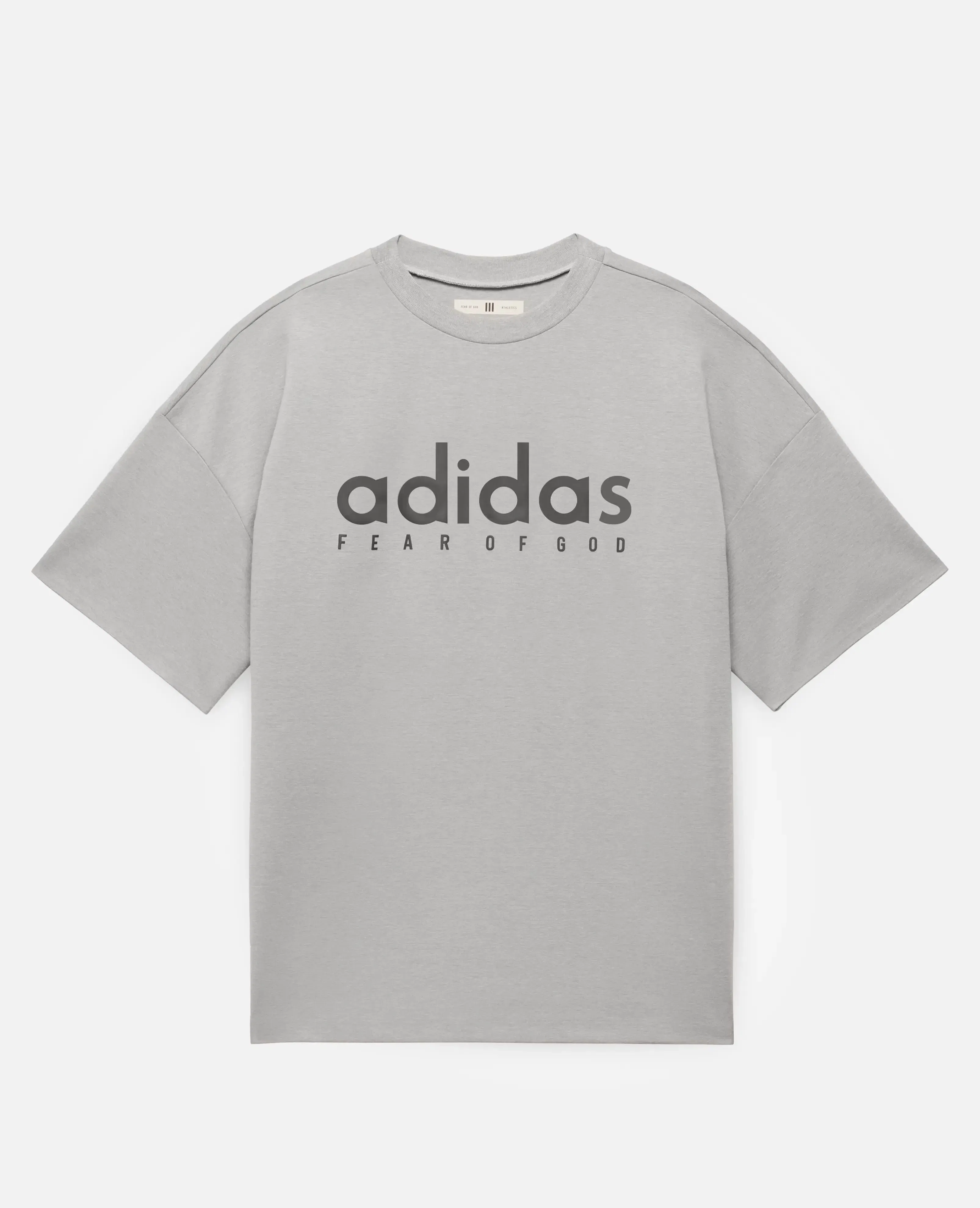 adidas Fear Of God Athletics Quidry Jersey Tee (Medium Grey Heather)