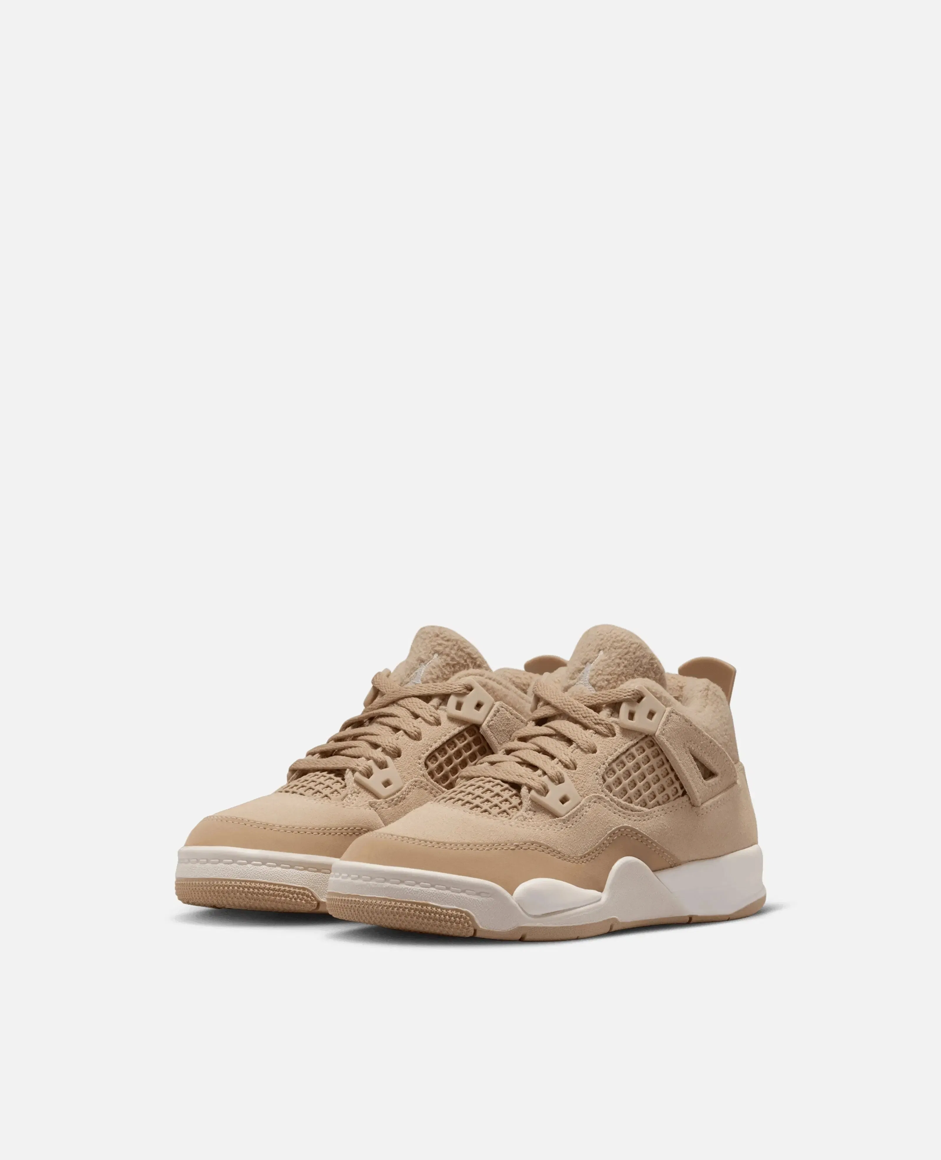 Air Jordan Nike Air Jordan (PS) 4 Retro Tex (Hemp/LT Orewood BRN)