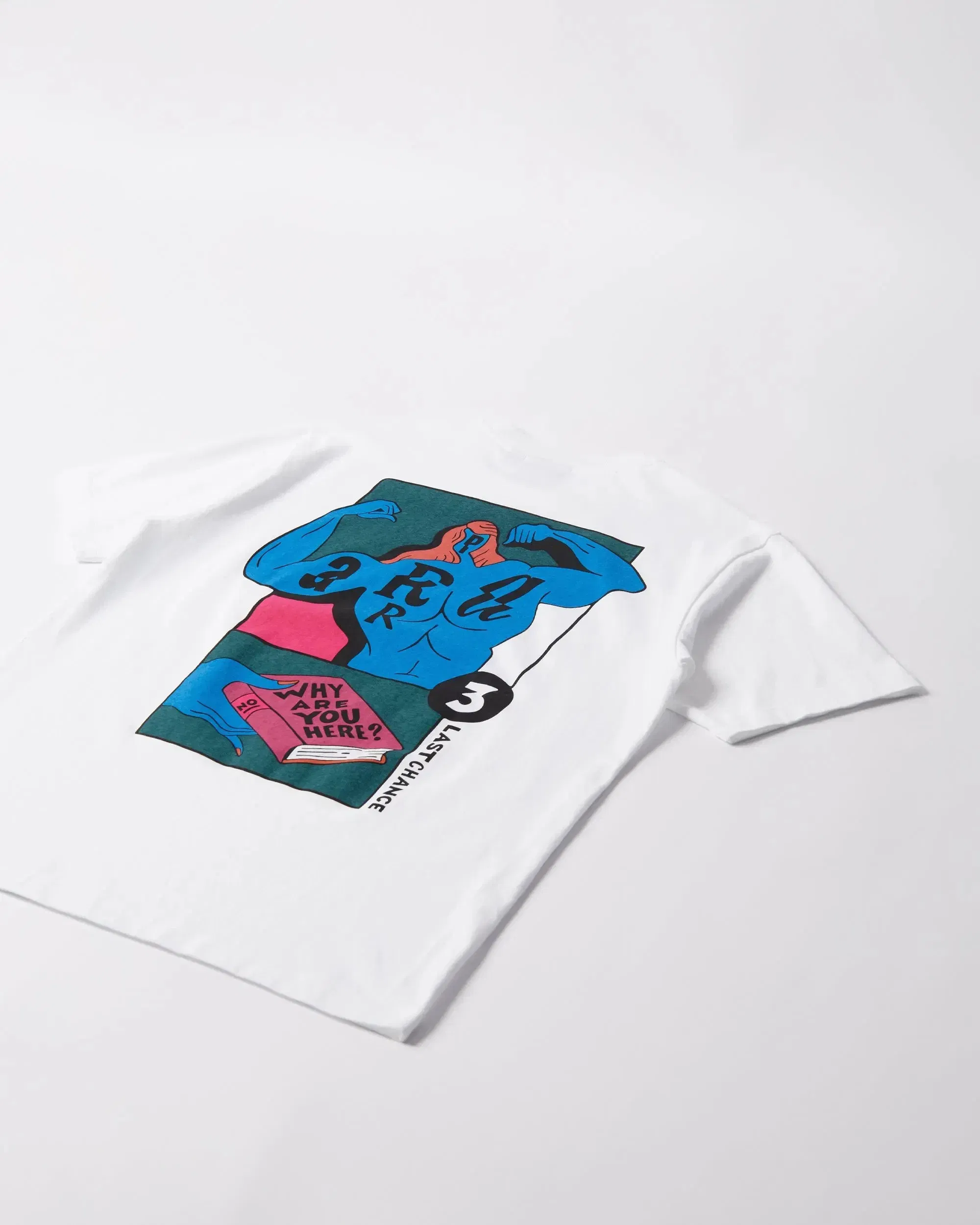 byParra Why Are You Here T-Shirt (White)