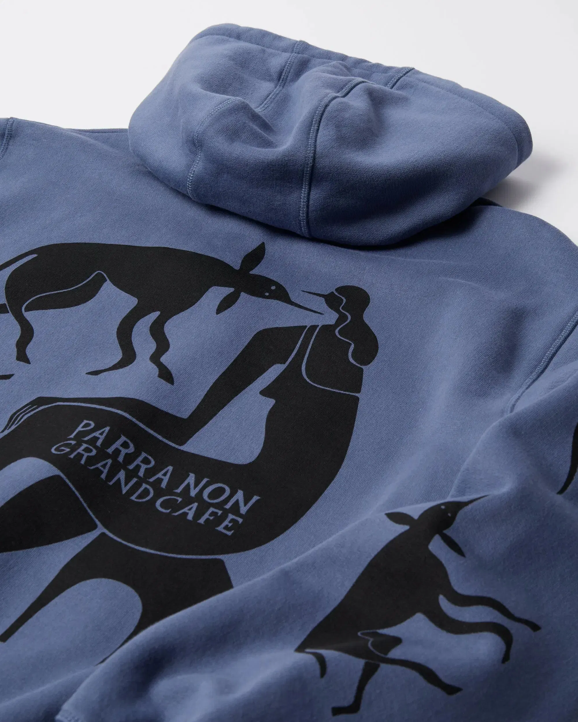 byParra Non Grand Cafe Hooded Sweatshirt (Blue)