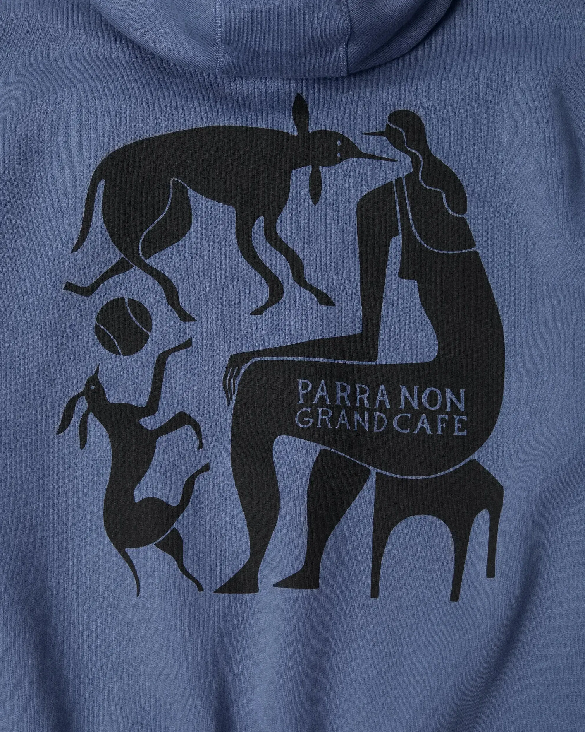 byParra Non Grand Cafe Hooded Sweatshirt (Blue)