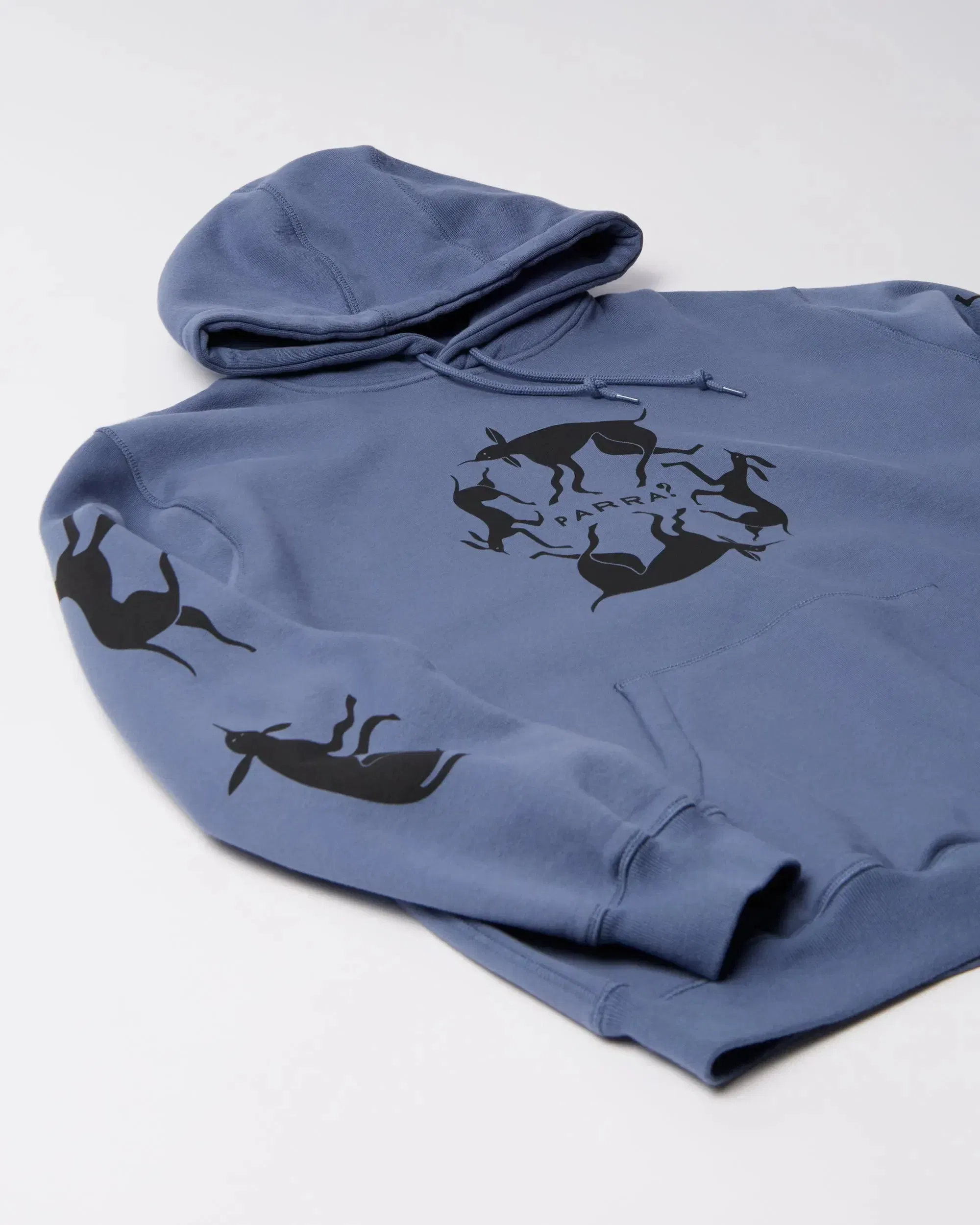 byParra Non Grand Cafe Hooded Sweatshirt (Blue)
