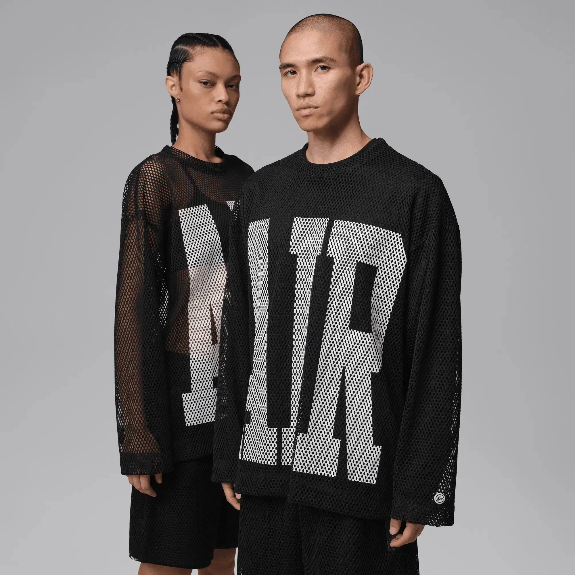 Air Jordan Jordan x Union x Fragment ''AIR'' LS Jersey (Black/Ivory)