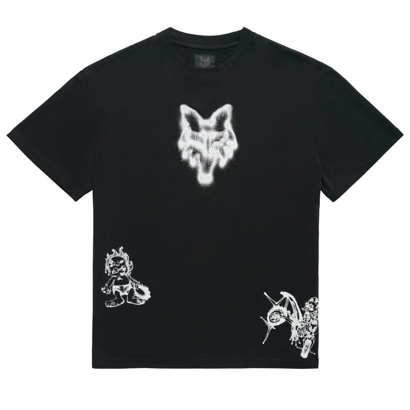Fox Lab Airbrushed Tee - Black