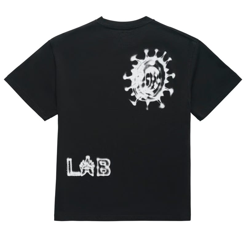 Fox Lab Airbrushed Tee - Black