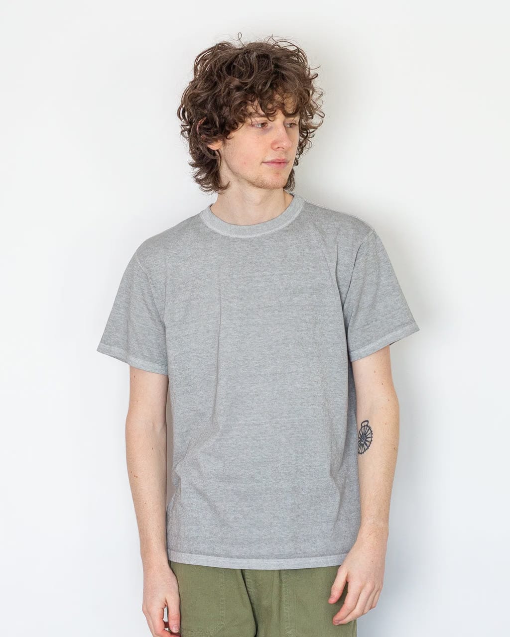 Good On SS Crew Tee - Ash