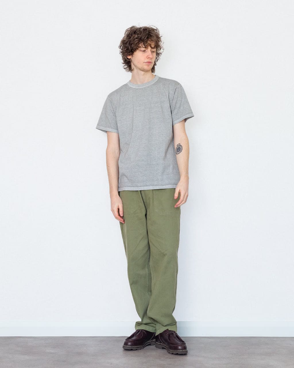 Good On SS Crew Tee - Ash