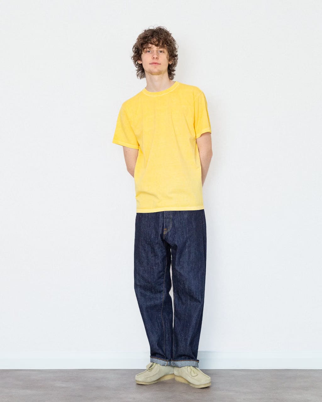 Good On SS Crew Tee - Straw