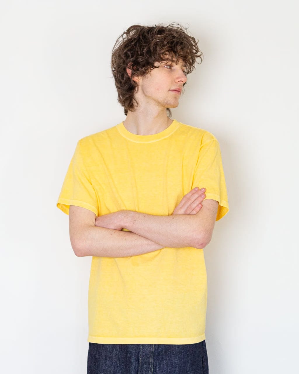 Good On SS Crew Tee - Straw