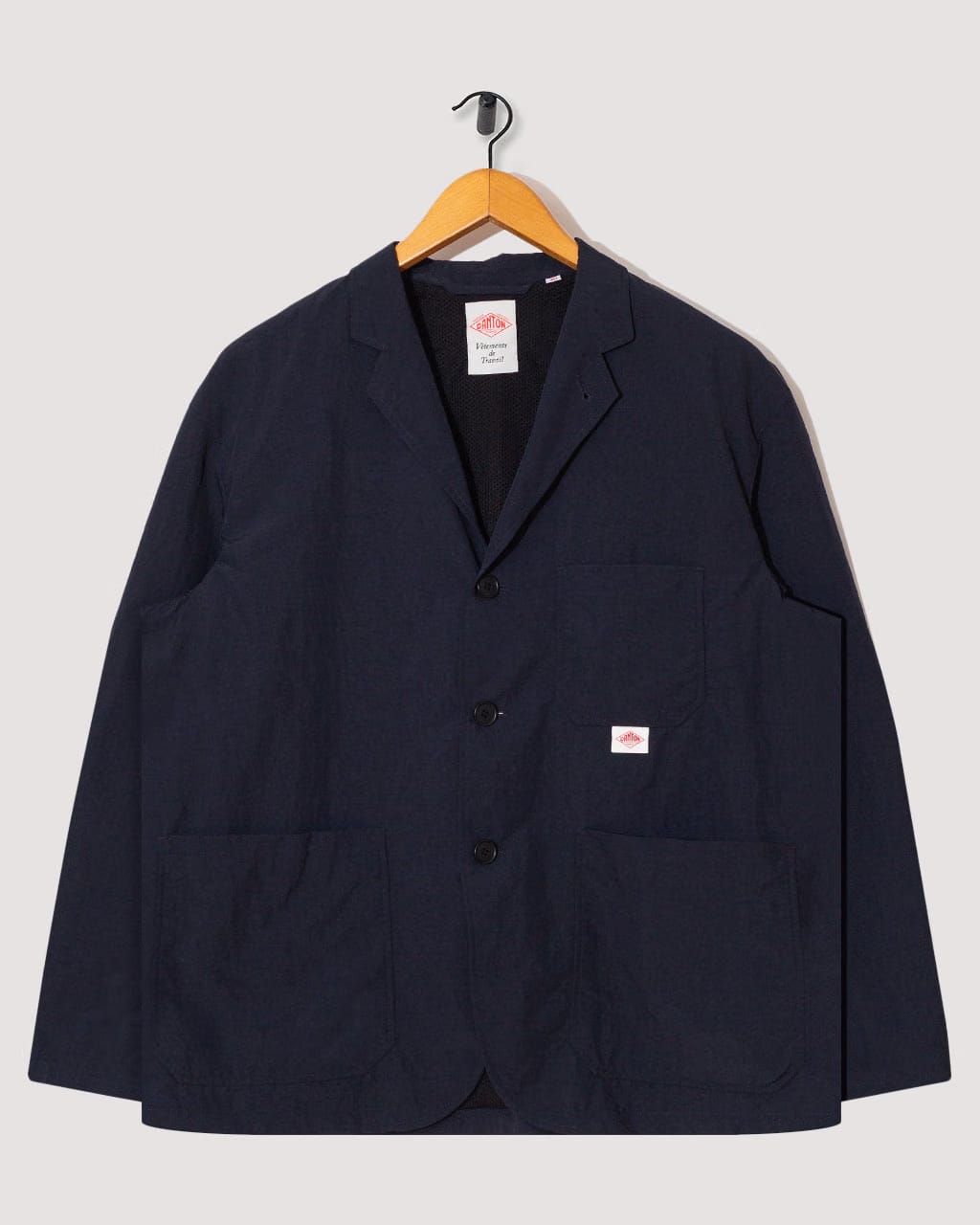 Danton Lapel Jacket - Navy