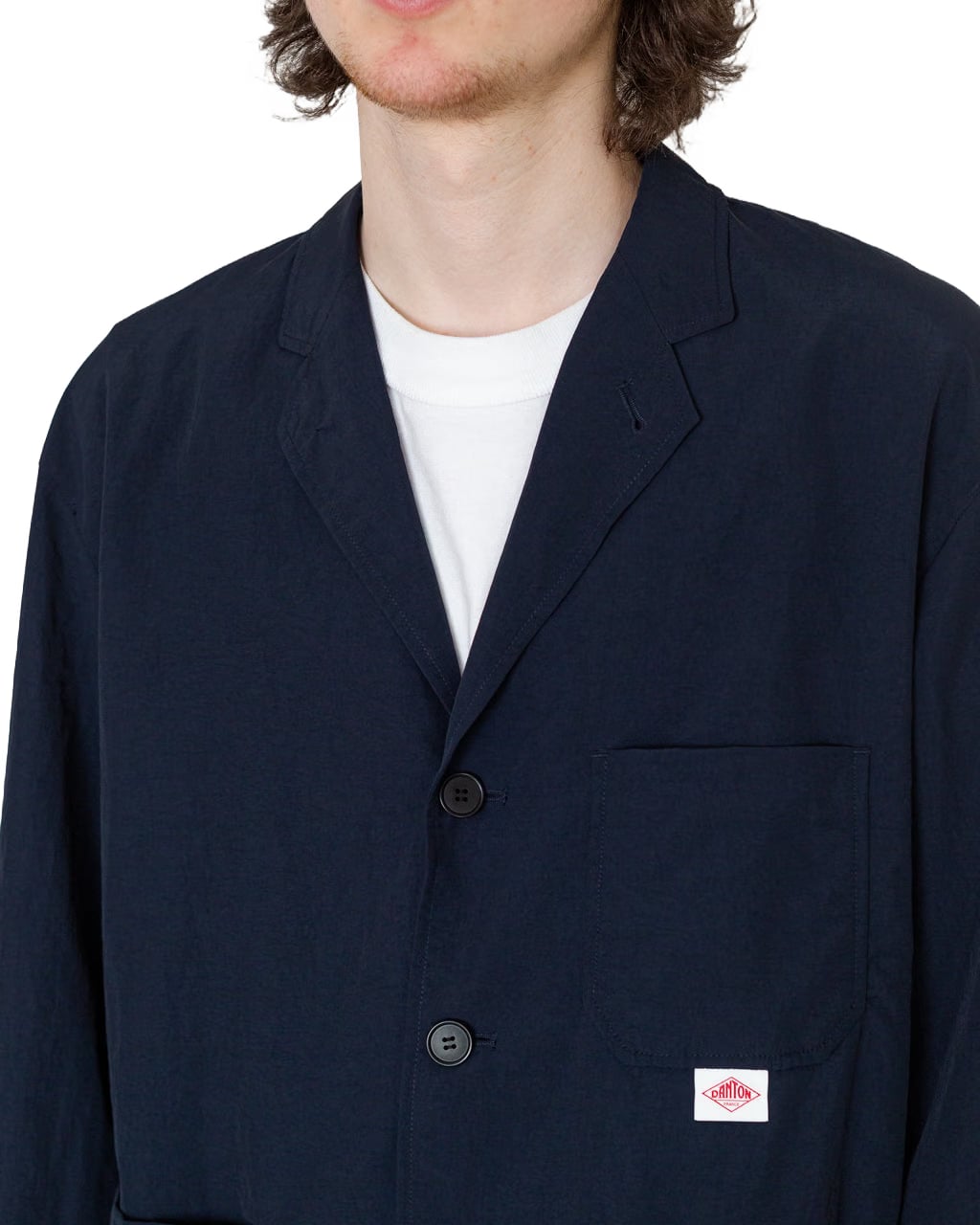 Danton Lapel Jacket - Navy