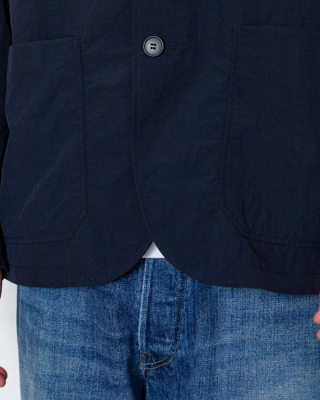 Danton Lapel Jacket - Navy