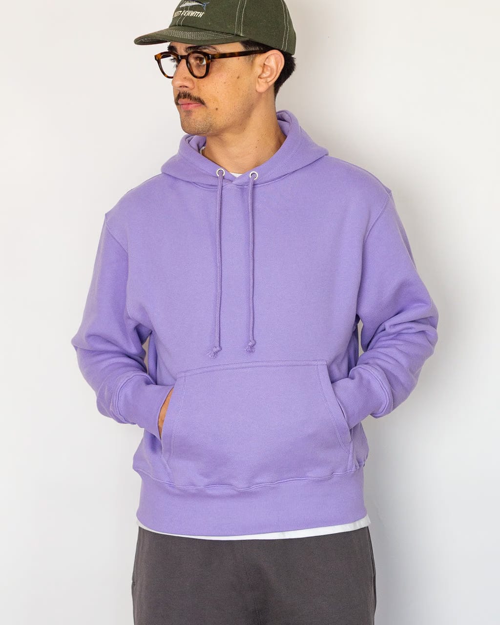 Power Goods Loopback Hoodie - Dusty Violet