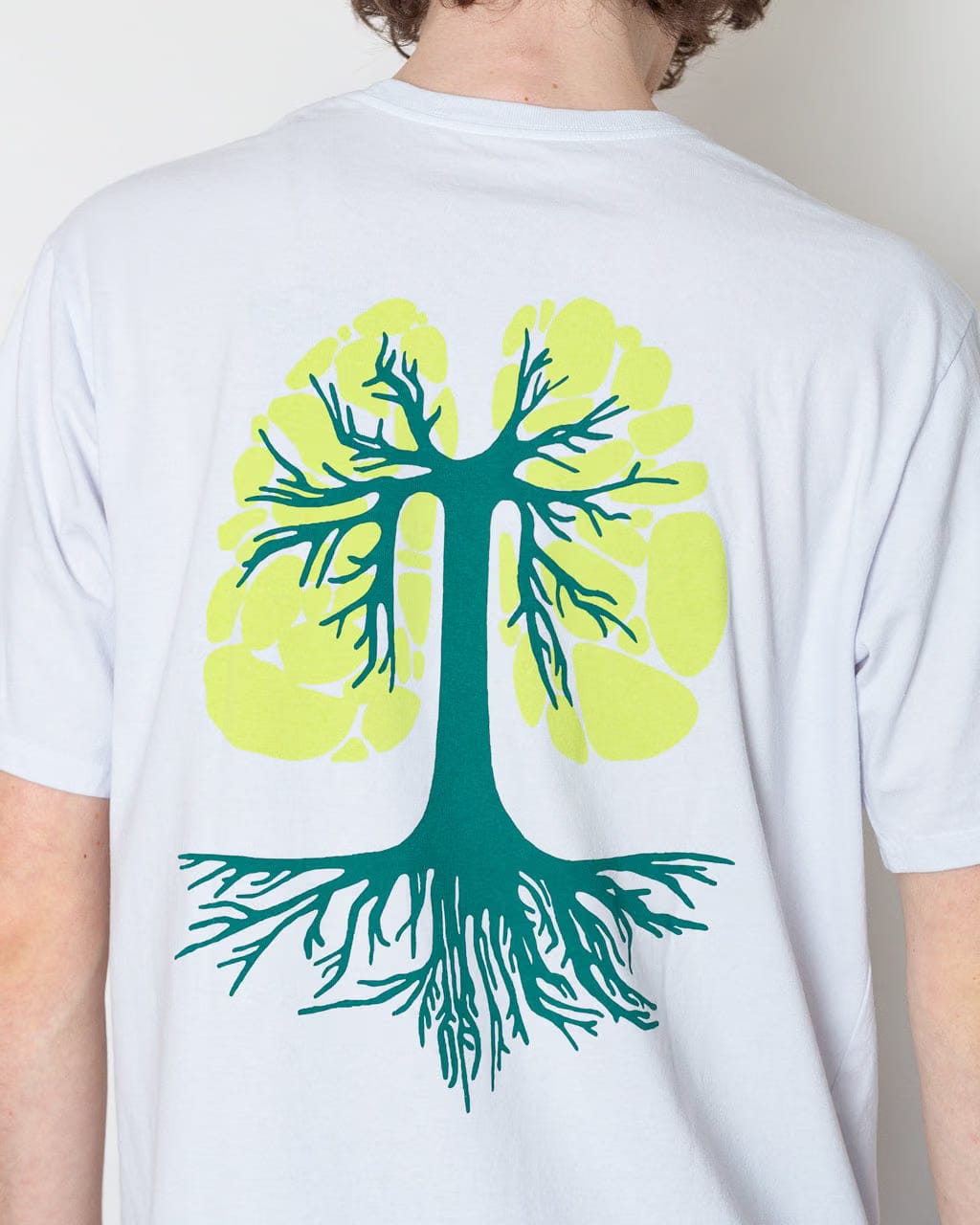 Patagonia Run Like Roots Responsibili-Tee - White