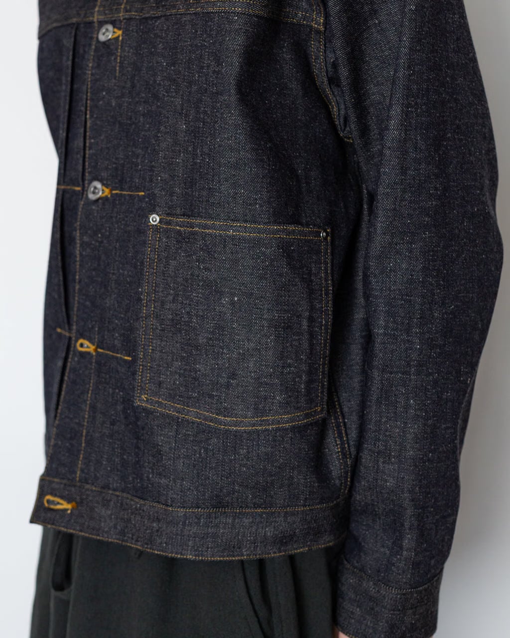 TAIGA TAKAHASHI 1920's Denim Jacket - Raw Indigo