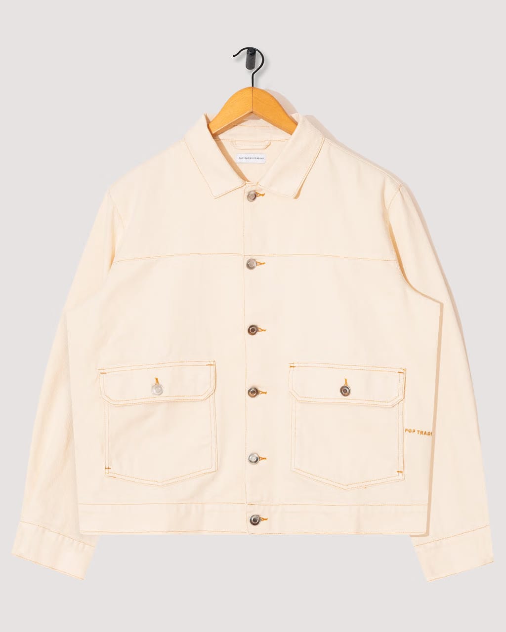 Pop Trading Company DRS Denim Jacket - Off White