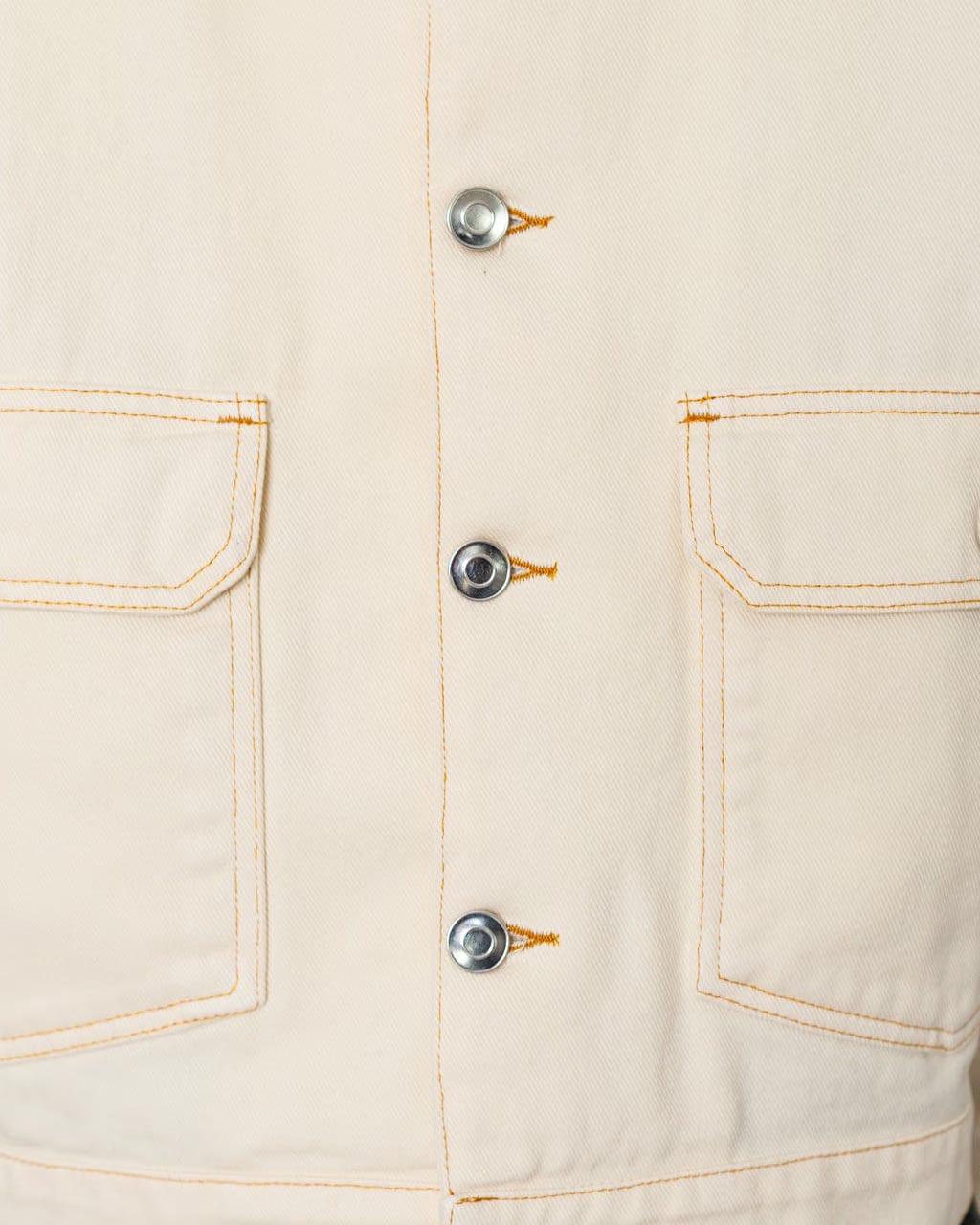 Pop Trading Company DRS Denim Jacket - Off White