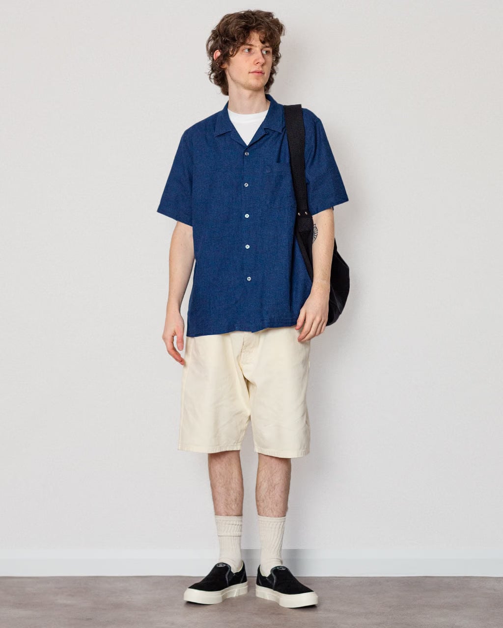 Universal Works Road Shirt Lincot - Indigo