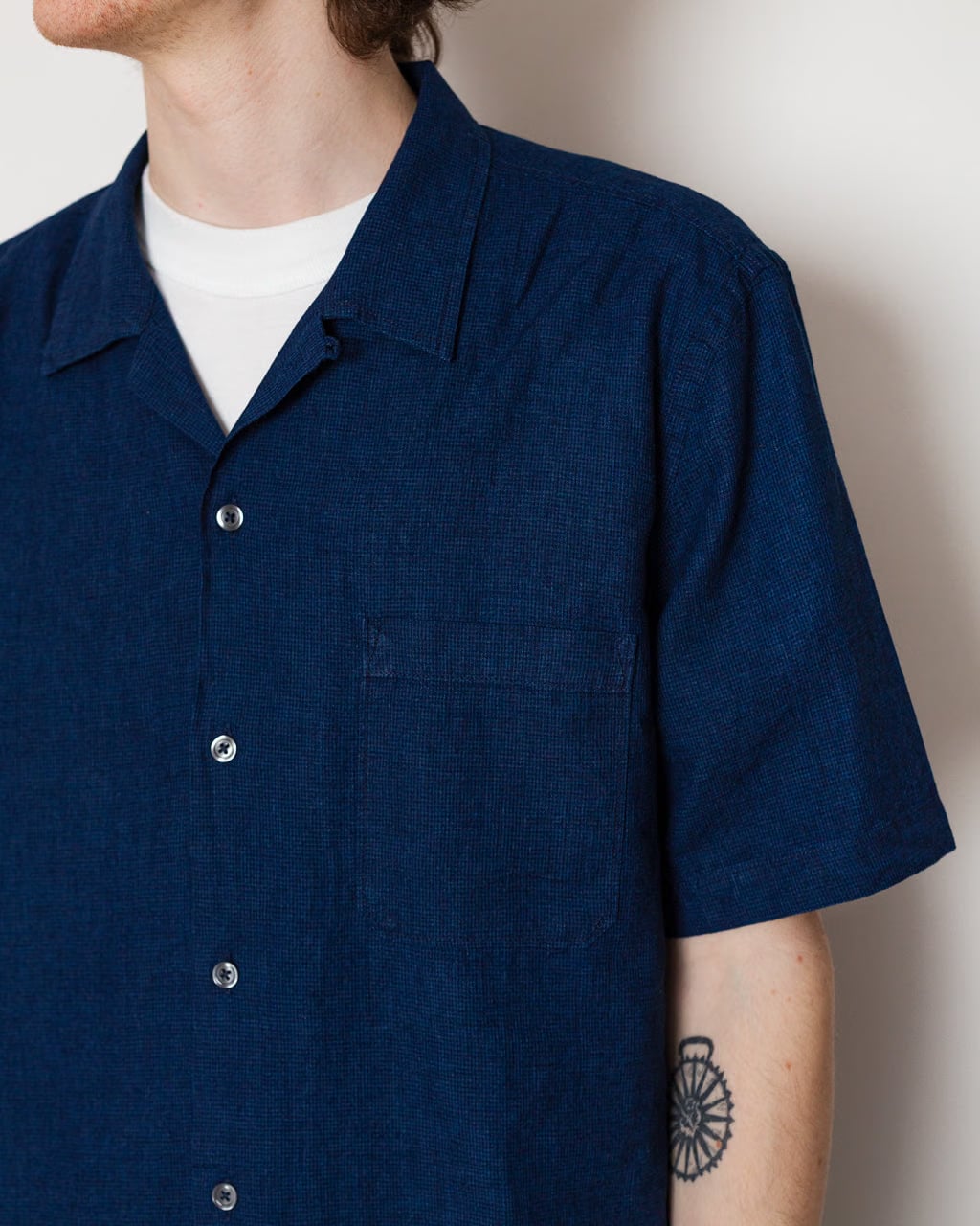 Universal Works Road Shirt Lincot - Indigo