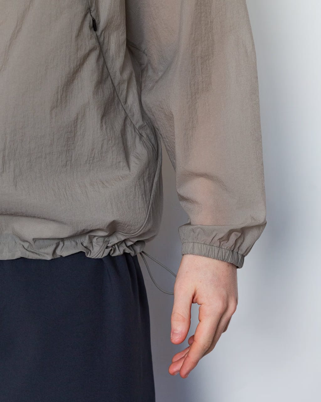 Goldwin Sheer Nylon Wind Jacket - Arid Beige