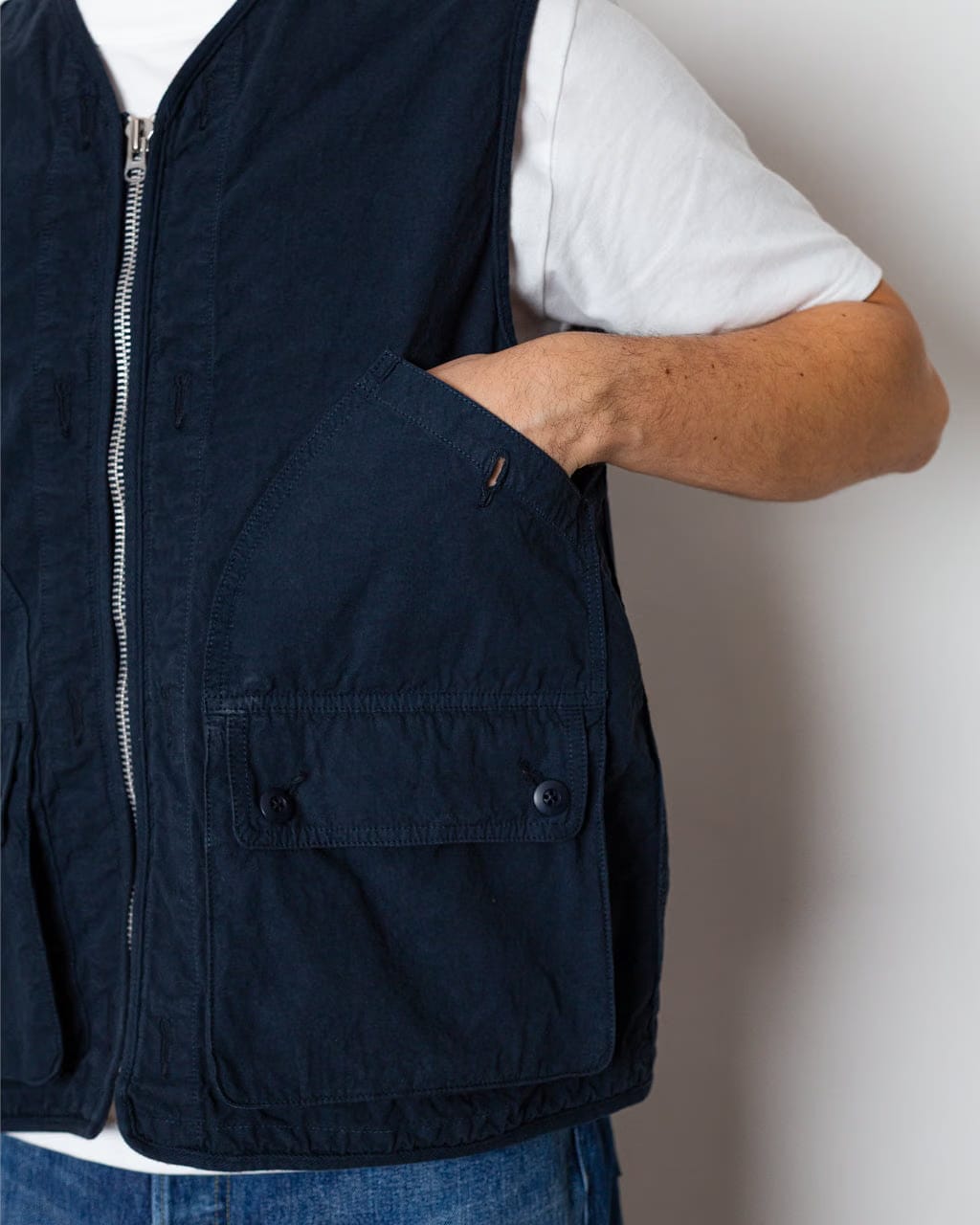 Sage De Cret High Density Work Vest - Navy