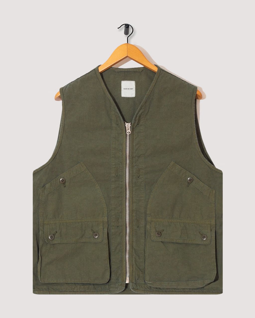 Sage De Cret High Density Work Vest - Olive