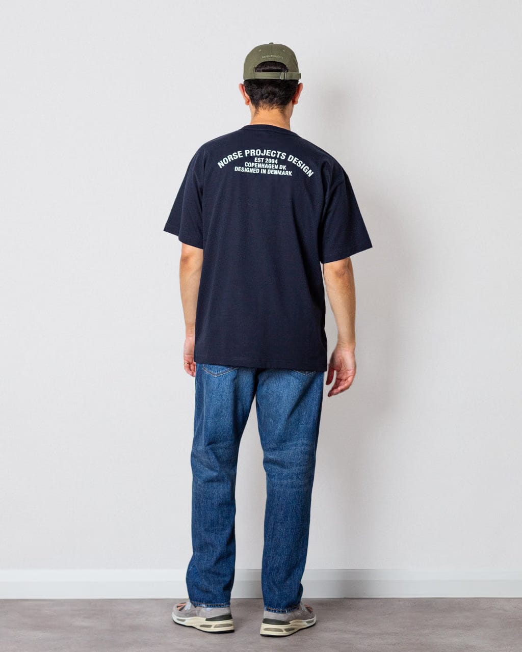 Norse Projects Snekkersten Arch Tee - Dark Navy