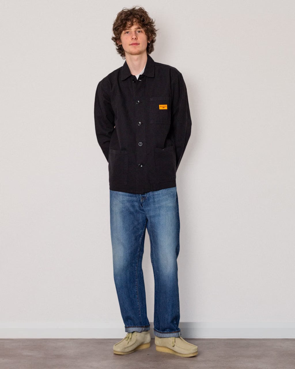 Service Works Canvas Chore Shirt - Black