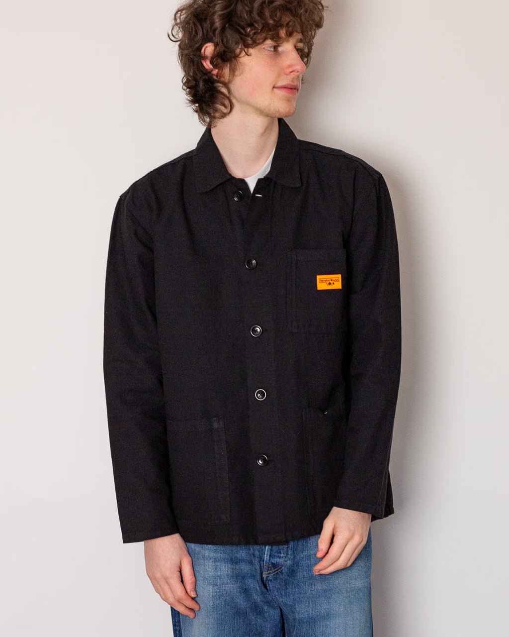 Service Works Canvas Chore Shirt - Black