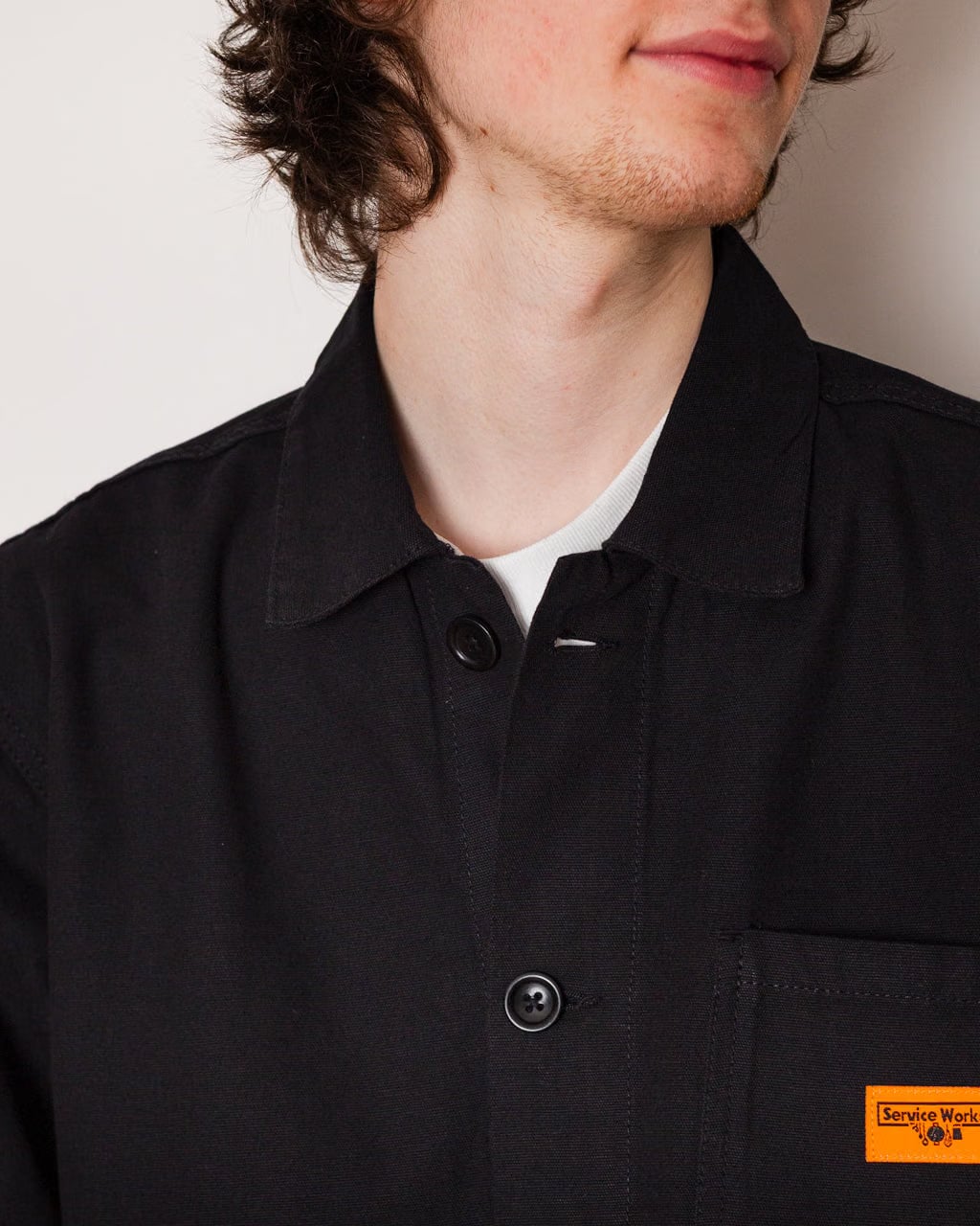 Service Works Canvas Chore Shirt - Black