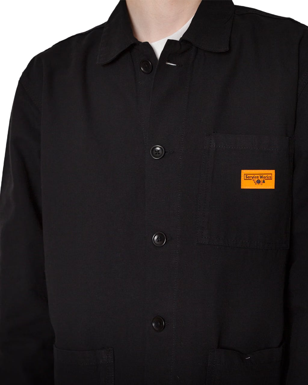 Service Works Canvas Chore Shirt - Black