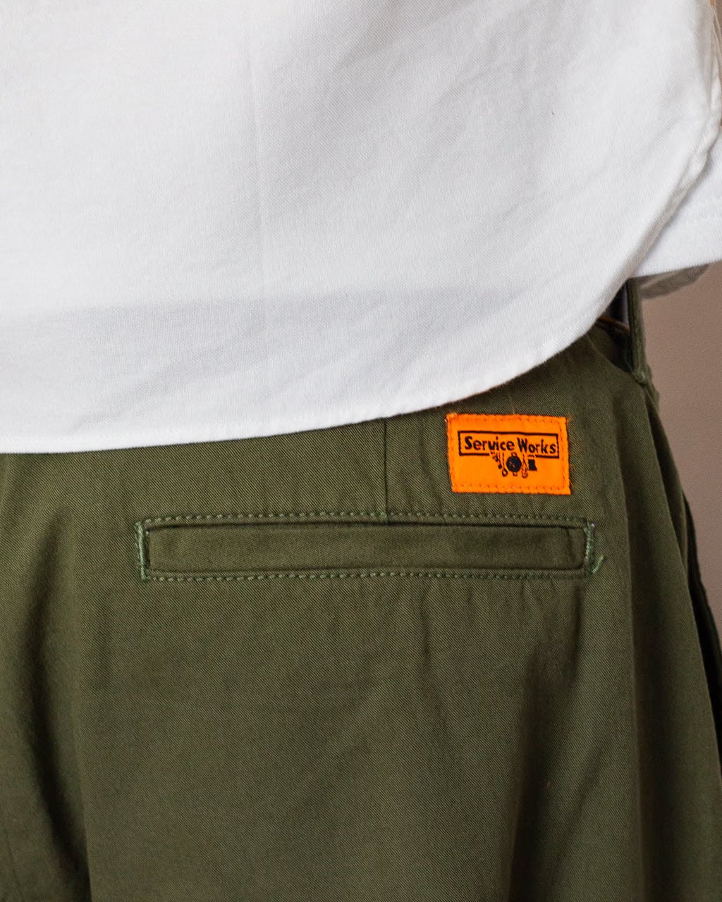 Service Works Twill Part Timer Pant - Olive