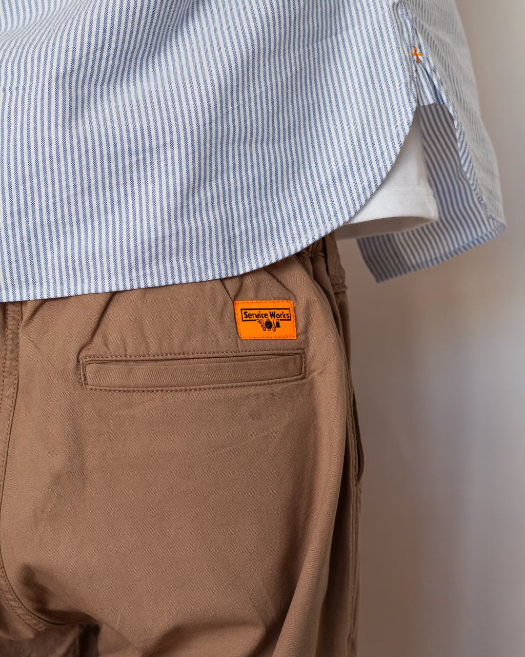 Service Works Twill Part Timer Pant - Mushroom