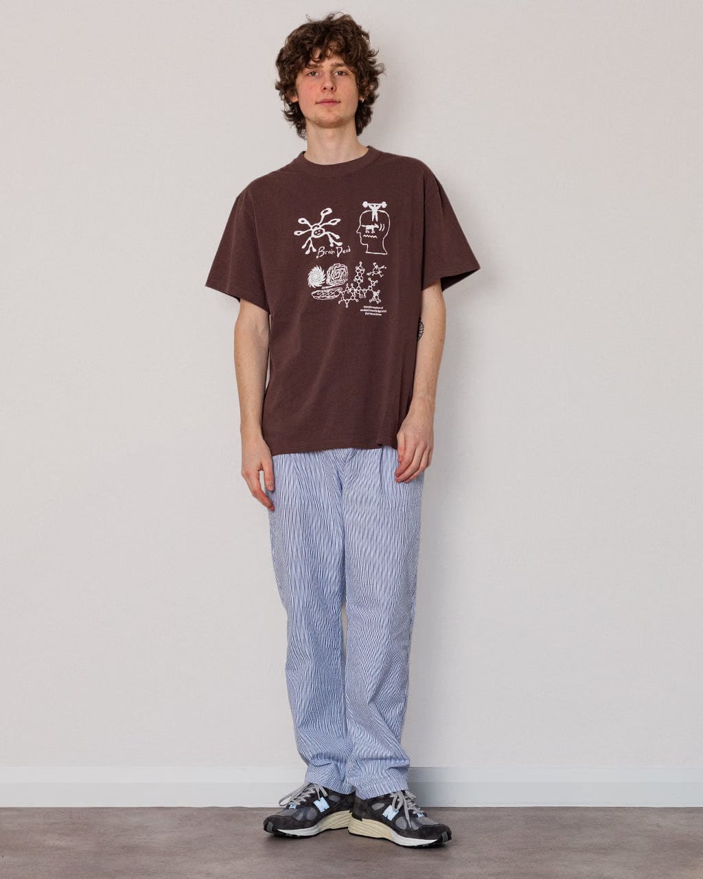 Service Works Seersucker Waiter Pant - Navy Stripe