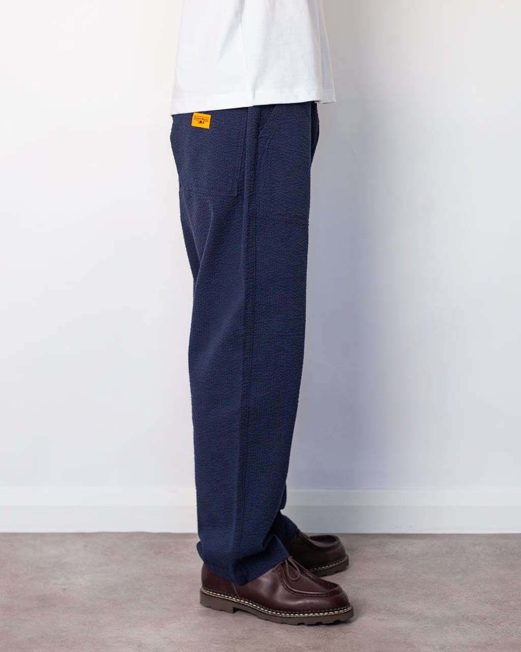 Service Works Seersucker Chef Pant - Dark Navy