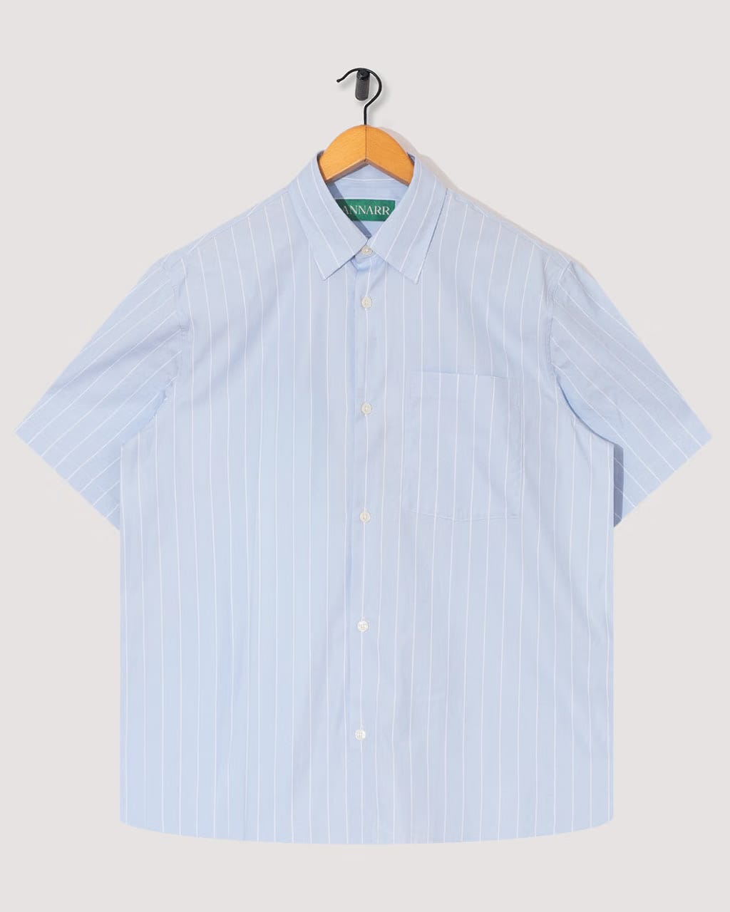 Annarr Anraslund Classic Stripe S/S Shirt - Cashmere Blue