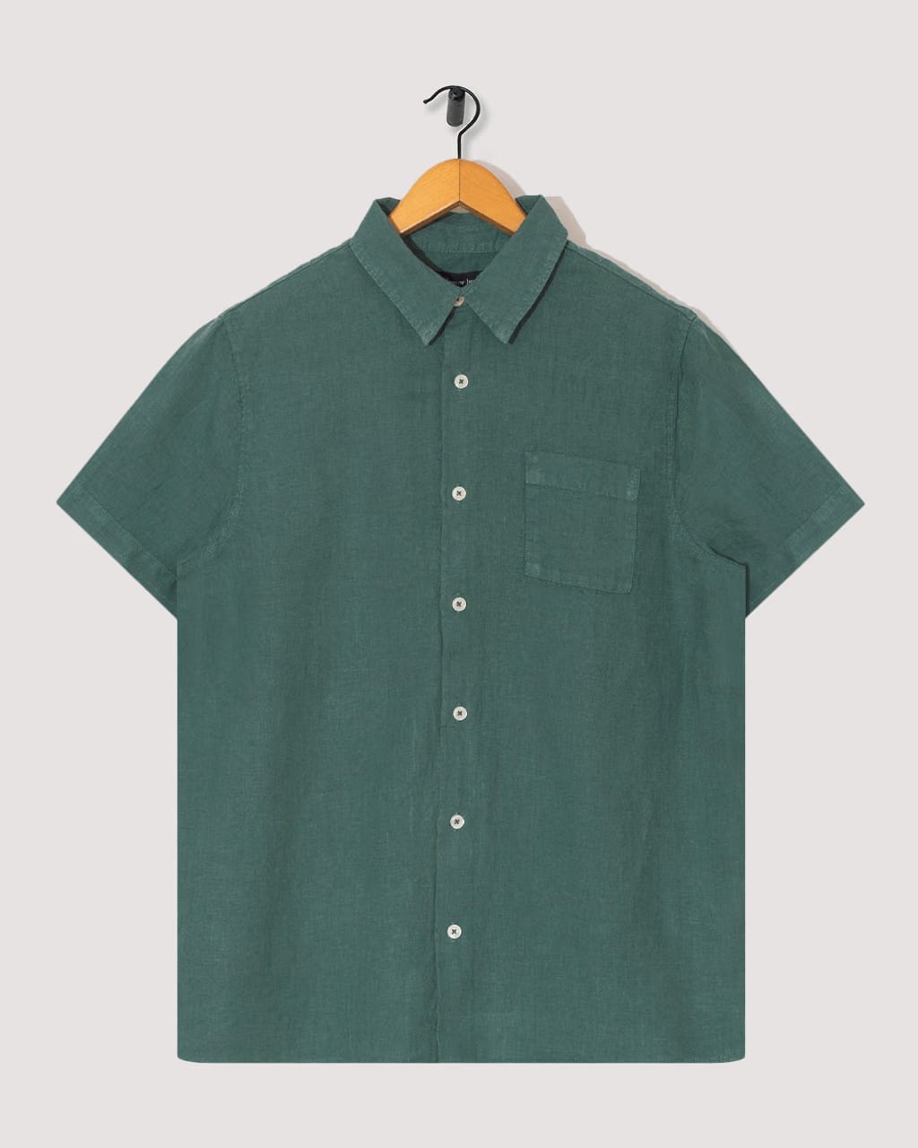 Armor Lux Catamaran Shirt - Dark Ivy Linen