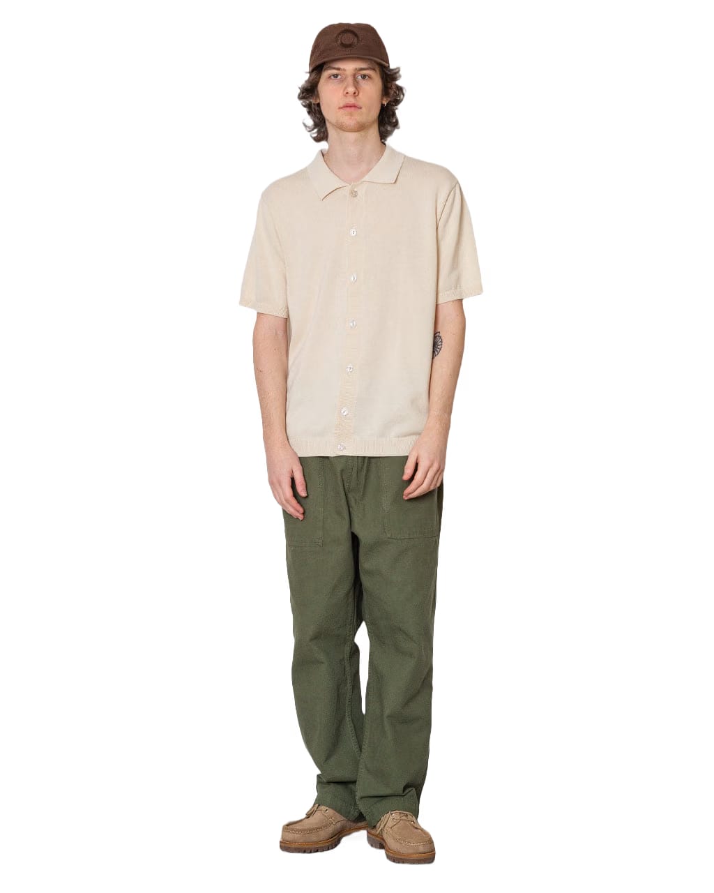 Pittari Otto Plain Shirt - Ecru