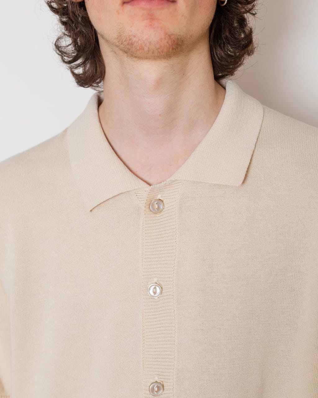 Pittari Otto Plain Shirt - Ecru