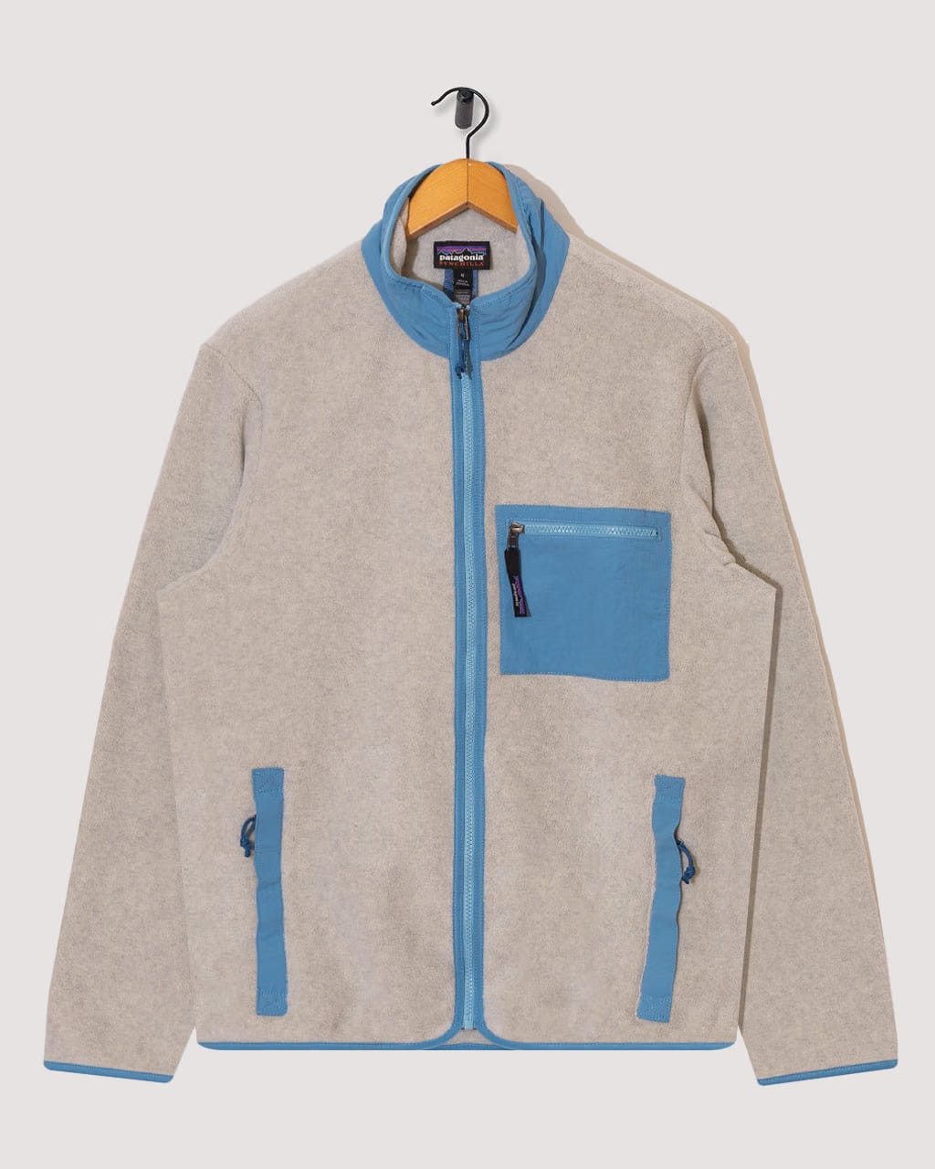 Patagonia Synchilla Jacket - Oatmeal Heather/Shore Blue