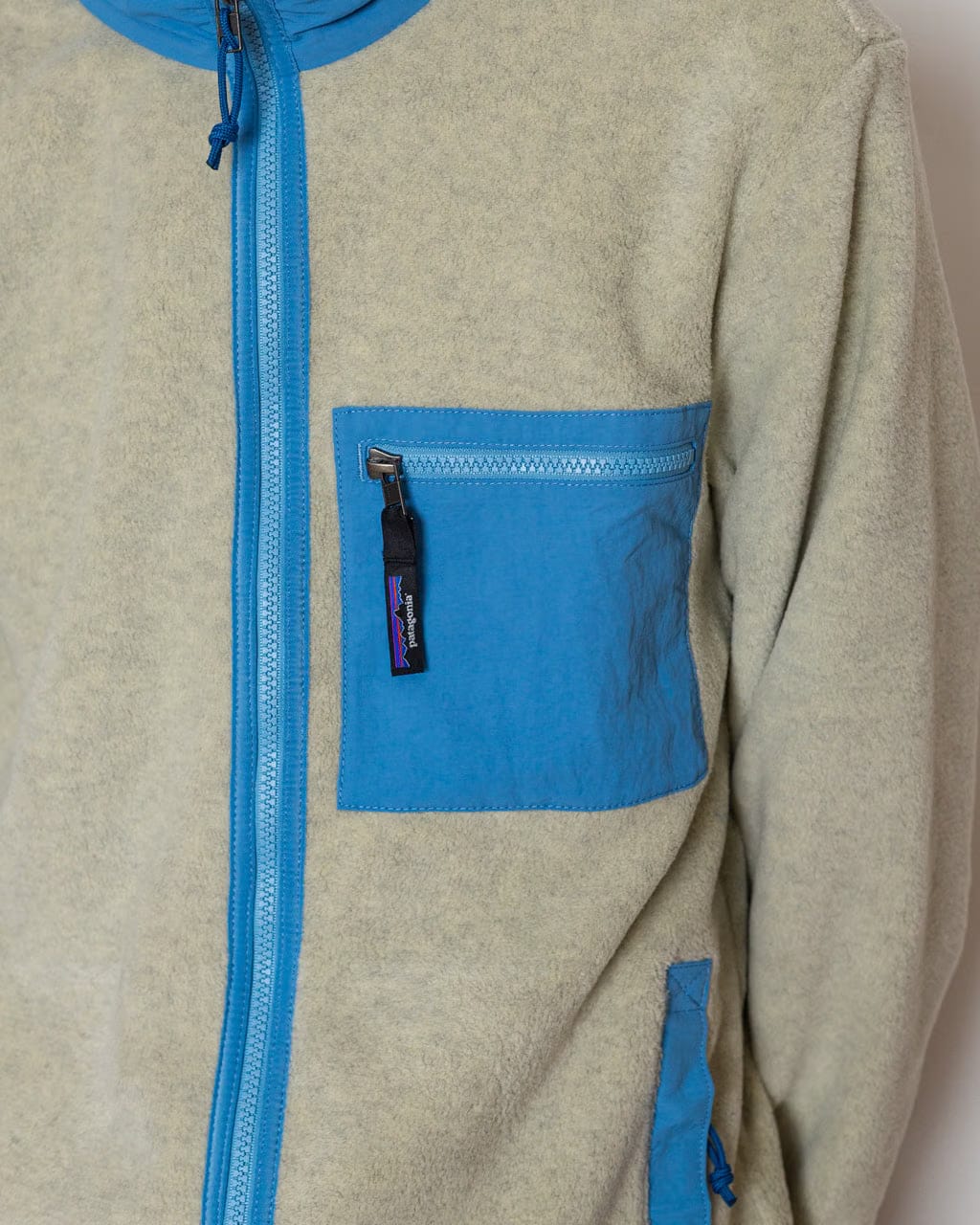 Patagonia Synchilla Jacket - Oatmeal Heather/Shore Blue