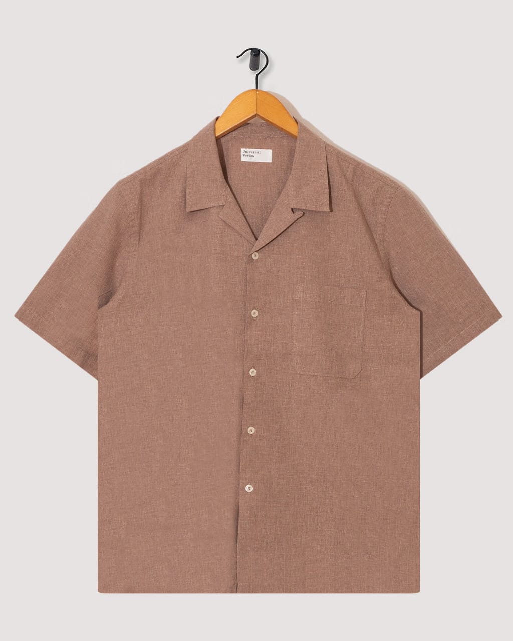 Universal Works Road Shirt Sido Linen - Brown