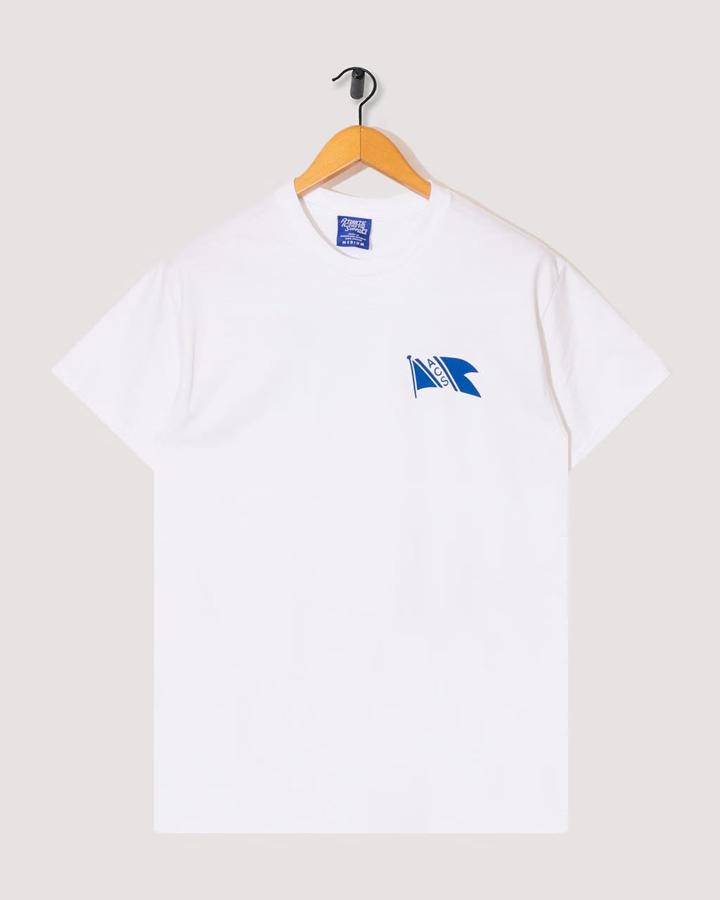 Atlantic Coastal Supplies Flag Tee S/S - White