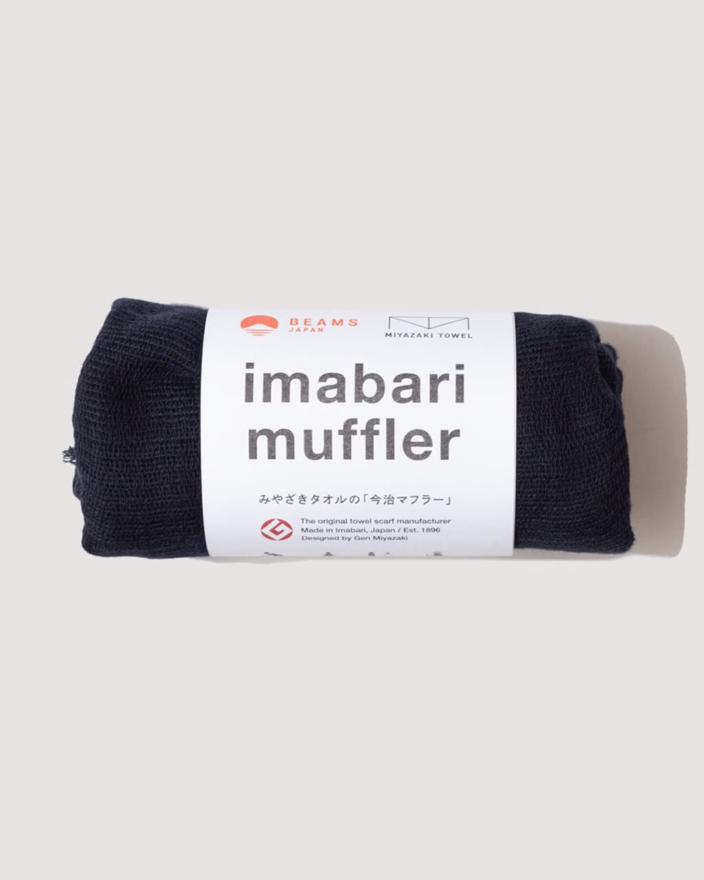 Beams Japan Imabari Scarf - Black