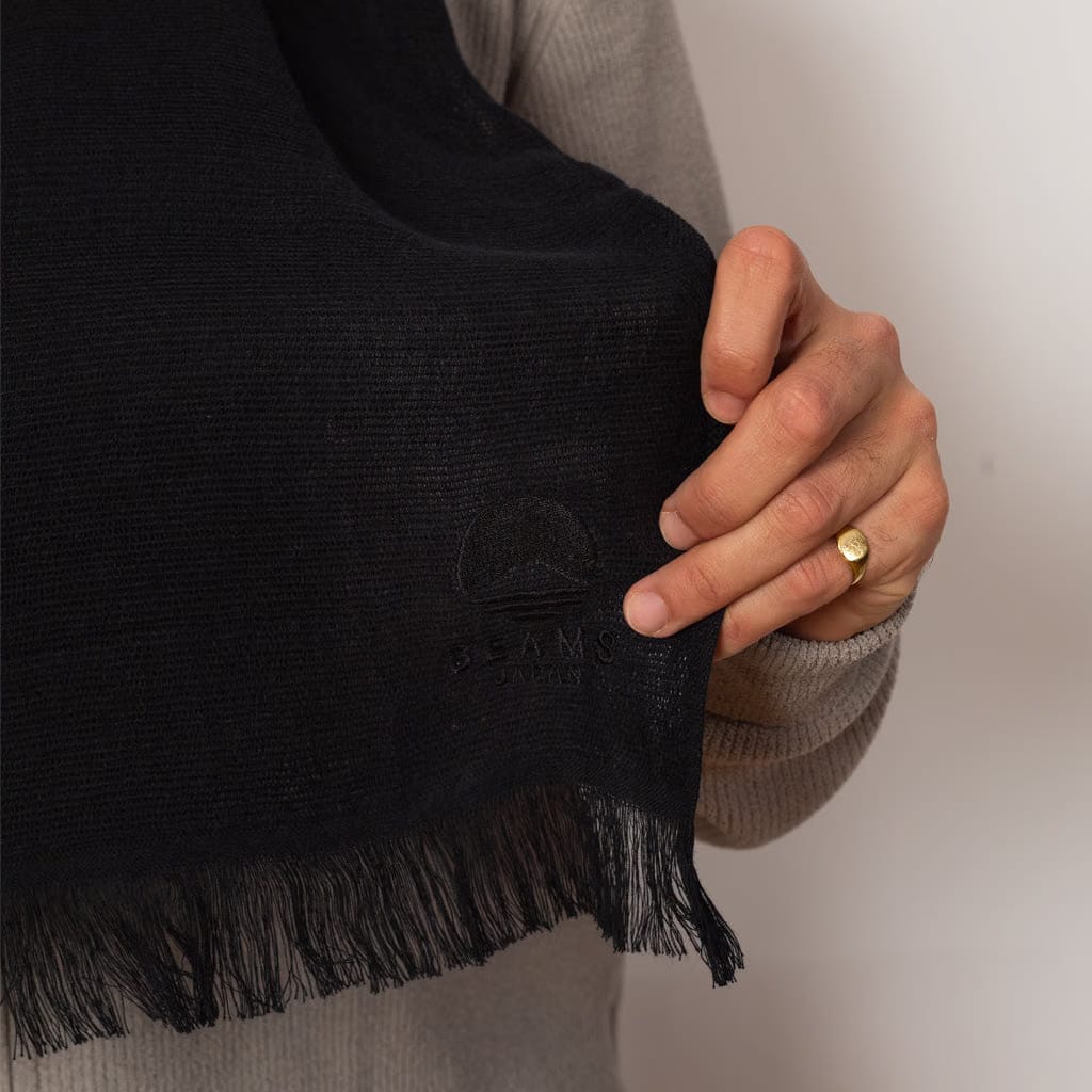 Beams Japan Imabari Scarf - Black
