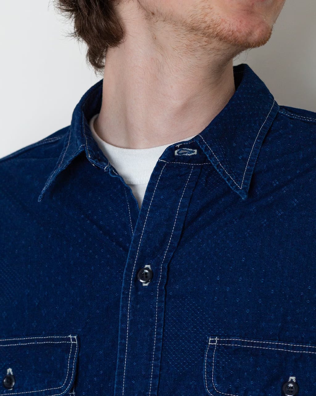 OrSlow Relaxed Fit Work Shirt for Peggs & son. - Indigo