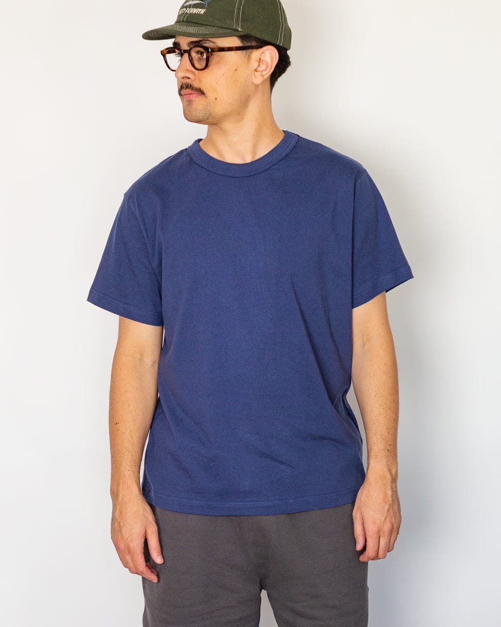 Power Goods Archive Tee - Navy Blue