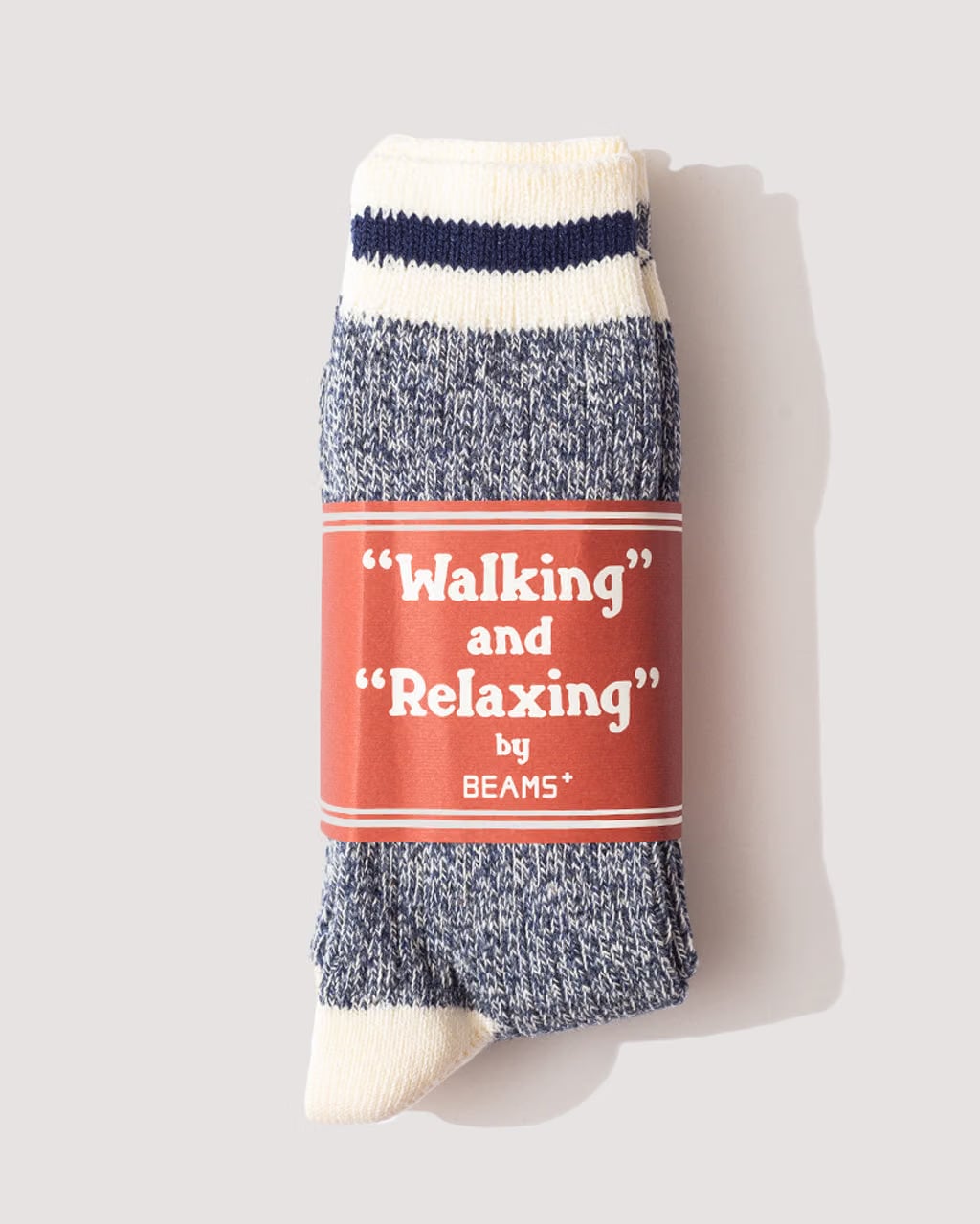 BEAMS PLUS Rag Socks 2 Pack - New Navy/Navy