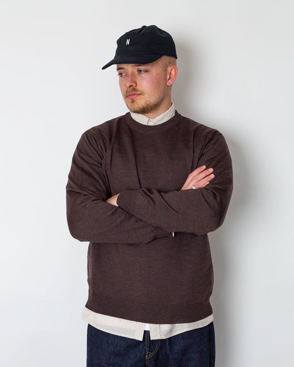 Another Aspect Another Sweater 5.0 - Brown Melange