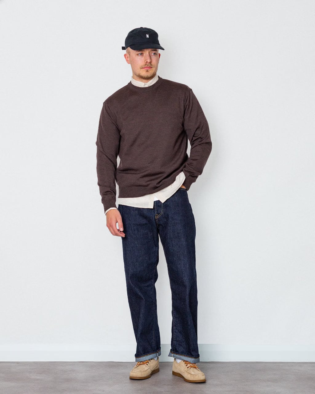 Another Aspect Another Sweater 5.0 - Brown Melange
